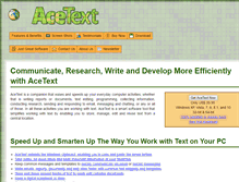 Tablet Screenshot of acetext.com